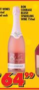 Bon Courage Blush Sparkling Wine-750ml 