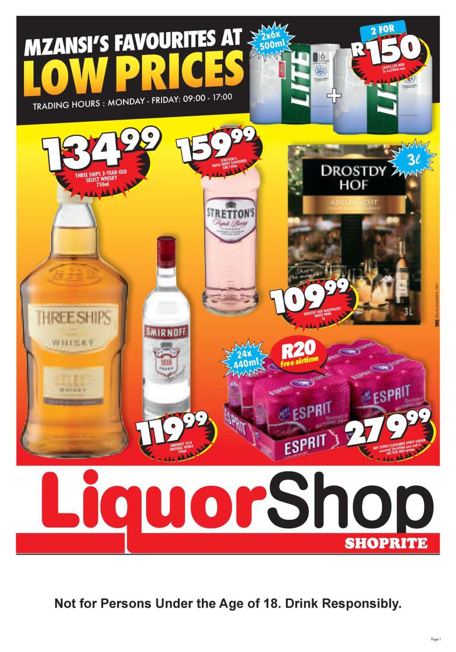 Shoprite LiquorShop Maseru Mall Maseru 266 2232 0367 