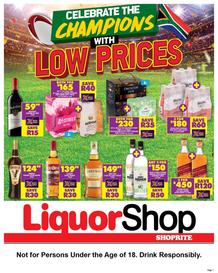 Shoprite Liquor KwaZulu-Natal : Celebrate The Champions With Low Prices ...