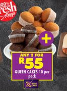 Queen Cakes 10 Per Pack-For Any 2