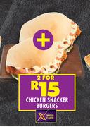 Chicken Snacker Burgers-For 2