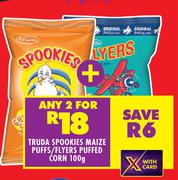 Truda Spookies Maize Puffs/Flyers Puffed Corn-For 2 x 100g
