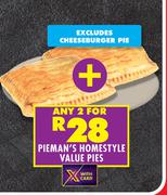 Pieman's Homestyle Value Pies-For Any 2