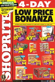 Shoprite KwaZulu-Natal : Low Price Bonanza (20 June - 23 June 2024)