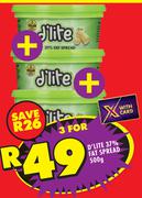 D'Lite 37% Fat Spread-For 3 x 500g