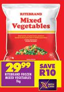 Ritebrand Frozen Mixed Vegetables-1Kg