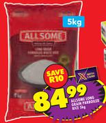 Allsome Long Grain Parboiled Rice-5Kg