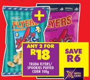 Truda Flyers/Spookies Puffed Corn-For Any 2 x 100g