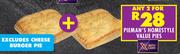 Pieman's Homestyle Value Pies(Excluding Cheese Burger Pie)-For Any 2
