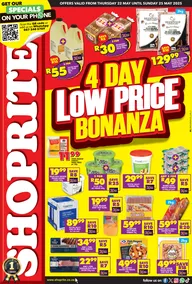 Shoprite KwaZulu-Natal : Low Price Bonanza (22 May - 25 May 2025)