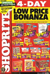 Shoprite KwaZulu-Natal : Low Price Bonanza (23 May - 26 May 2024)