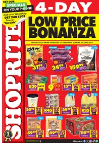 Shoprite KwaZulu-Natal : Low Price Bonanza (27 June - 30 June 2024)