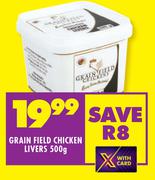 Grain Field Chicken Livers-500g