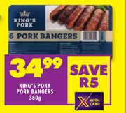 King's Pork Bangers-360g
