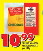 Spring Meadow Cheddar Cheese-Per 100g