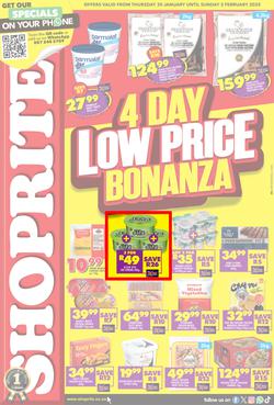 Shoprite KwaZulu-Natal : Low Price Bonanza (30 January - 02 February 2025), page 1