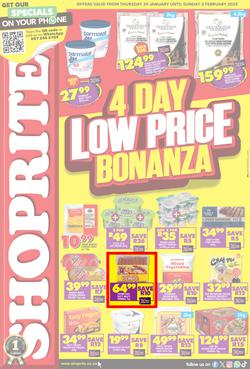 Shoprite KwaZulu-Natal : Low Price Bonanza (30 January - 02 February 2025), page 1
