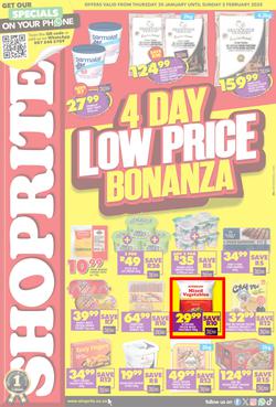 Shoprite KwaZulu-Natal : Low Price Bonanza (30 January - 02 February 2025), page 1