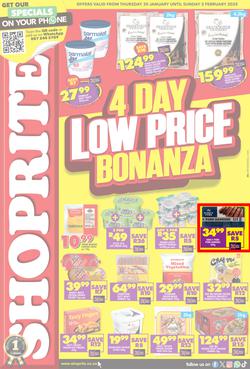 Shoprite KwaZulu-Natal : Low Price Bonanza (30 January - 02 February 2025), page 1