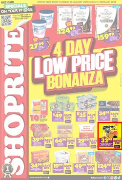 Shoprite KwaZulu-Natal : Low Price Bonanza (30 January - 02 February 2025), page 1