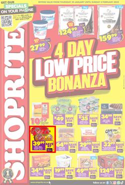 Shoprite KwaZulu-Natal : Low Price Bonanza (30 January - 02 February 2025), page 1