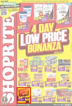 Shoprite KwaZulu-Natal : Low Price Bonanza (30 January - 02 February 2025), page 1