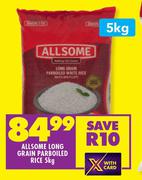 Allsome Long Grin Parboiled Rice-5Kg