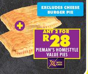 Pieman's Homestyle Value Pies-For 2