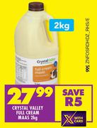Crystal Valley Full Cream Maas-2Kg