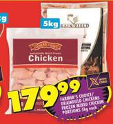 Farmer's Choice/Grainfield Chickens Frozen Mixed Chicken Portions-5Kg Each