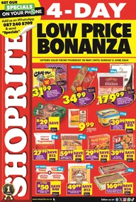 Shoprite KwaZulu-Natal : Low Price Bonanza (30 May - 2 June 2024)