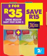 Spring Meadow Dairy Fruit Blend-For 2 x 2L
