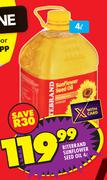 Ritebrand Sunflower Seed Oil-4L