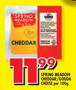 Spring Meadow Cheddar/Gouda Cheese-Per 100g