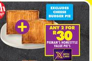 Pieman's Homestyle Value Pie's-For 2