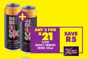 Score Energy/Immune Drink-For 2 x 500ml