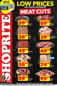 Shoprite KwaZulu-Natal : Low Prices On Your Meat Cuts (25 May - 07 June 2026)