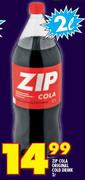 Zip Cola Cold Original Cold Drink-2Ltr