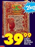 Osman’s Taj Mahal Red Speckled Beans-2kg