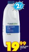 Crystal Valley Fresh Milk-2Ltr