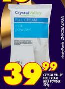 Crystal Valley Full Cream Milk Powder-500g