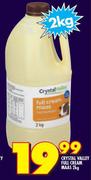 Crystal Valley Full Cream Maas-2kg