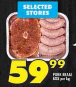 Pork Braai Box-Per Kg