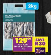 Cape Point Frozen Maas Banker-2Kg