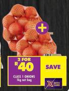 Class 1 Onion Net Bag-For 2 x 1Kg