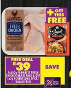 Farmbest Fresh Chicken Braai Pack-650g