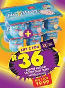 Danone Nutriday Smooth Dairy Snack-For 2 x 6 x 100g Per Pack