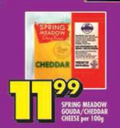 Spring Meadow Gouda/Cheddar Cheese-Per 100g