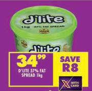 D'Lite 37% Fat Spread-1Kg