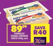 Parmalat Gouda Cheddar Cheese-600g Each